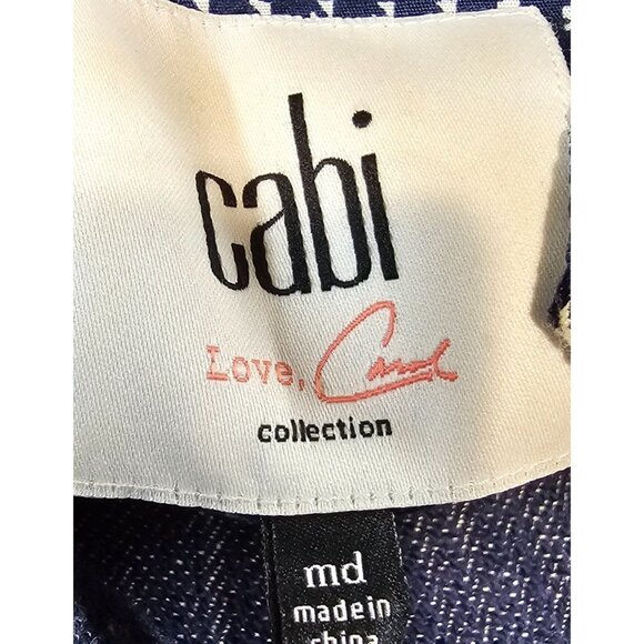 CAbi‎ Womens M Adventure Anorak Denim Hooded Jacket - Picture 5 of 9